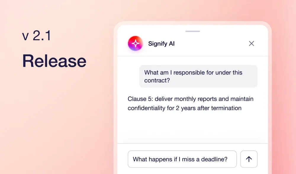 Signify 2.1 - Let Your Documents Do the Talking