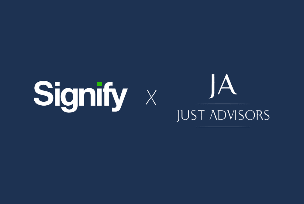 JUST Advisors-მა იურიდიული მომსახურების დოკუმენტები Signify-ს მეშვეობით გააციფრულა